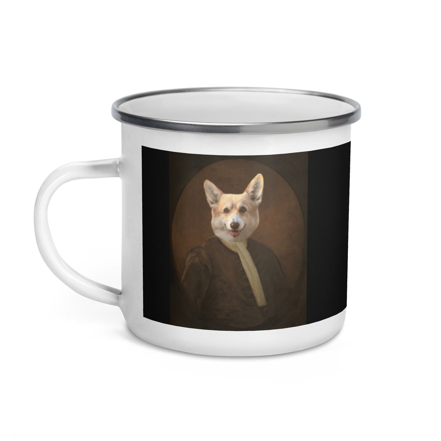 Fancy Dress Enamel Mug