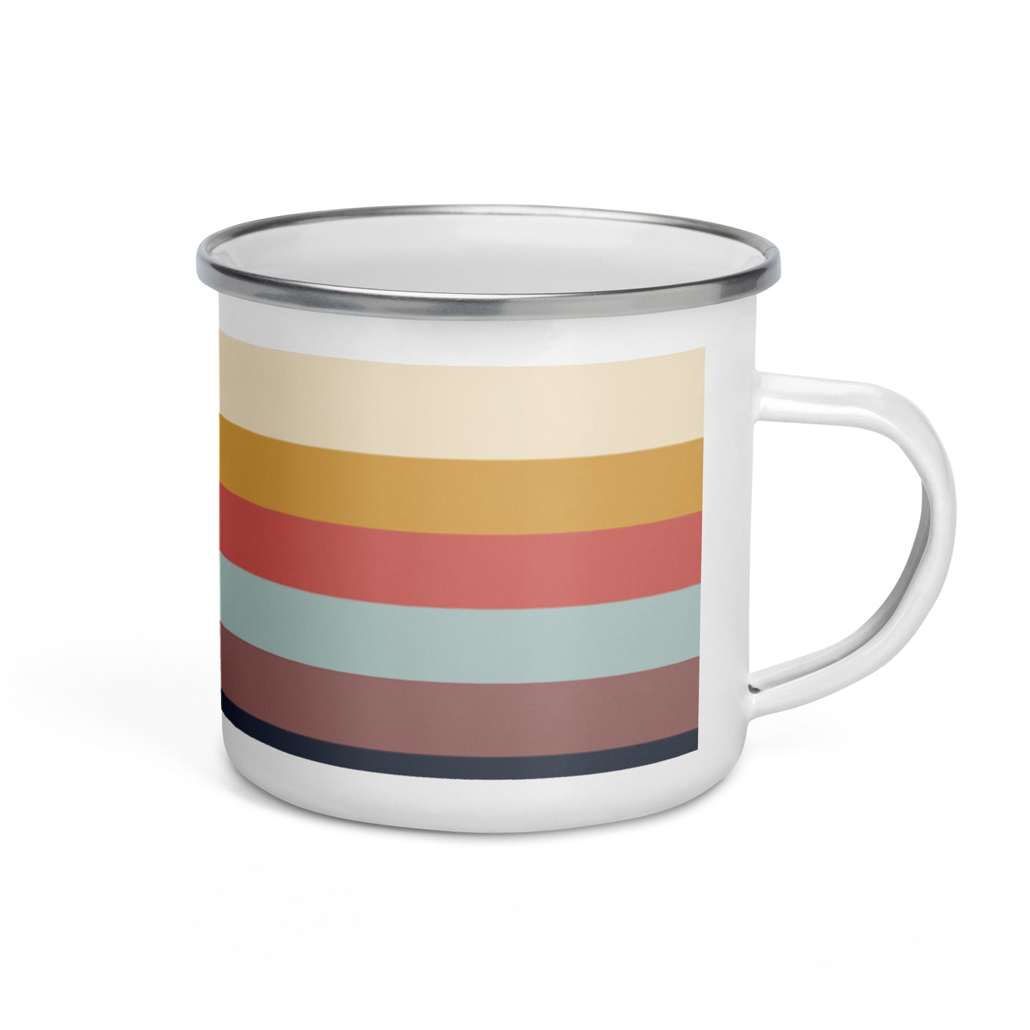 "Happy Camper" - Enamel Mug